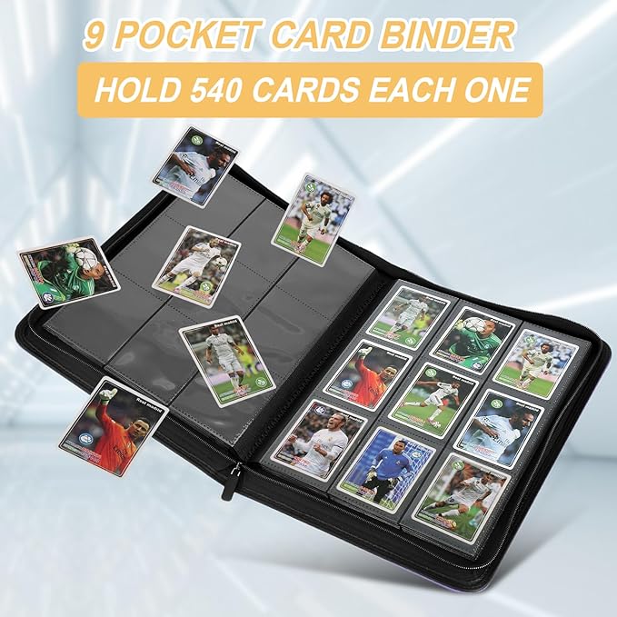 Trading Card Binder, Card Collection Binder Album Folder - Image 4