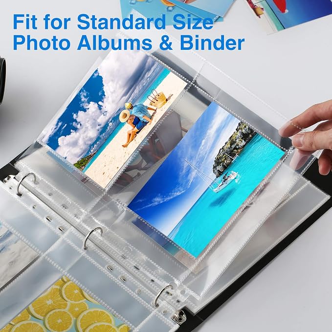 Sooez 30 Pack 4x6 Photo Sleeves, Heavy Duty Photo Sleeves - Image 7