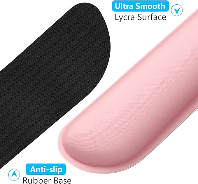 Dapesuom Enlarge Keyboard Wrist Rest, Memory Foam Wrist Cushion - Image 4
