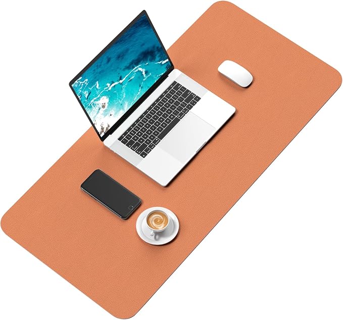 Hsurbtra Desk Pad, XL Extended Mouse Pad, Waterproof Desktop Blotter Protector - Image 2