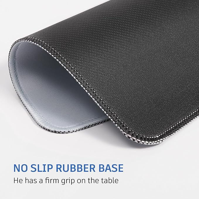 Gray Splash-Proof Textured 10.2 x 8.2Inch Mouse Pad - Image 4
