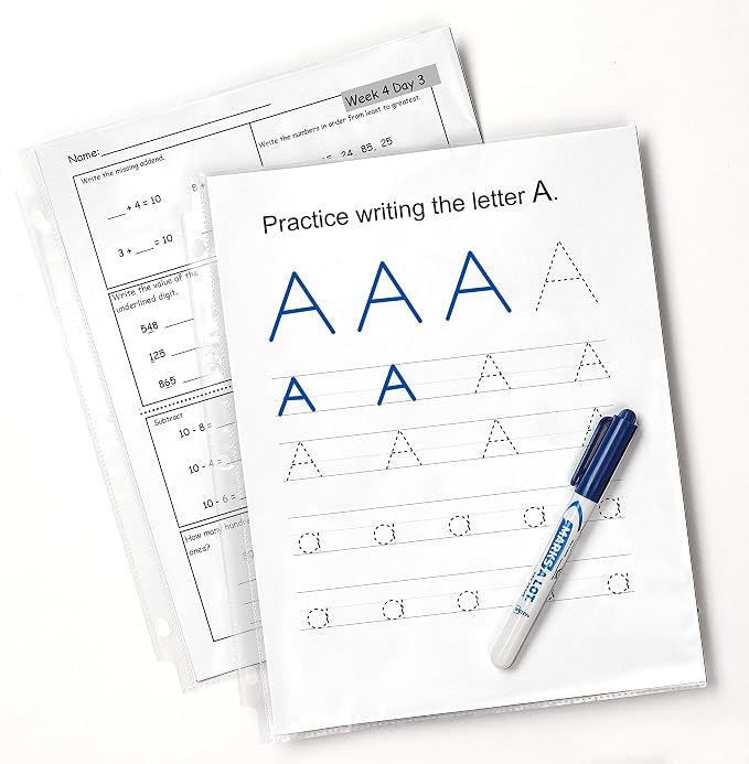 Avery Semi-Clear Standard Weight Sheet Protectors, Top Load, 100 Document - Image 5