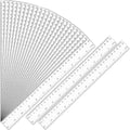 32 Pack Clear Ruler 12 Inch Bulk by Duchong