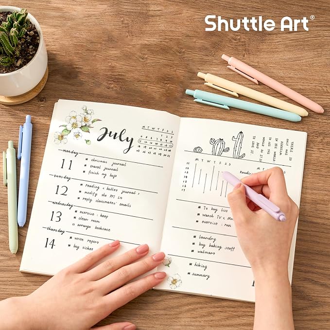 Shuttle Art Retractable Mild Gel Ink Pens - Image 5
