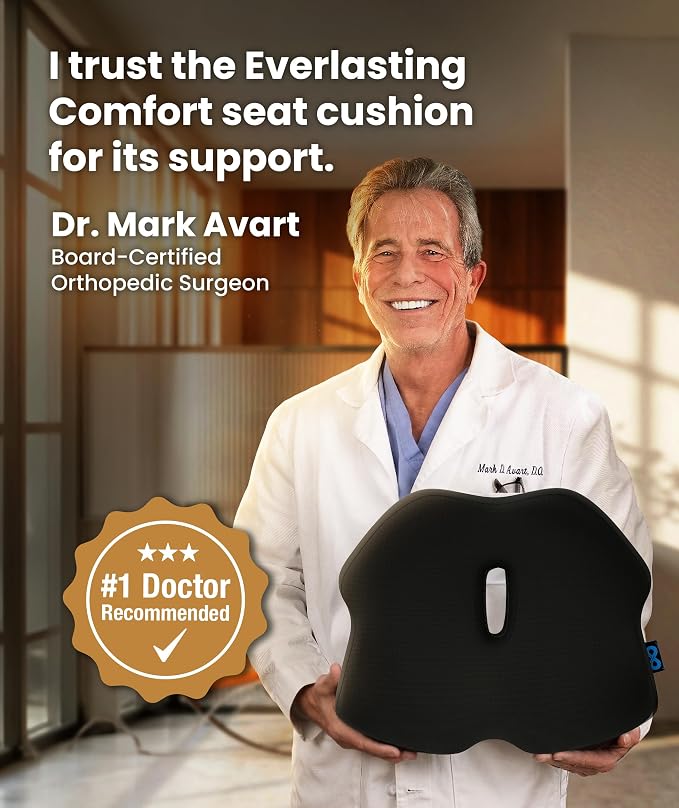 Everlasting Comfort Doctor Recommended Memory Foam Seat Cushion - Image 7
