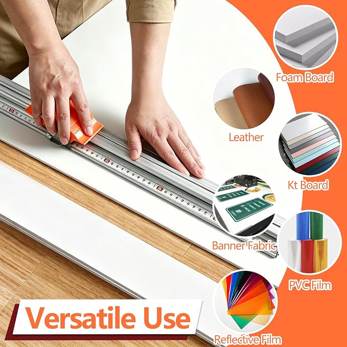 39.5" Manual Sliding Paper Cutter Heavy Duty Trimmer - Image 5