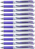 Pentel EnerGel RTX Retractable Liquid Gel Ink Pen, Medium line, Lilac Ink by PentelofAmerica
