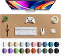 Aothia Faux Leather Desk Mat for Keyboard & Mouse | Creates One Clean Surface by AothiaSimpleNaturalUnique