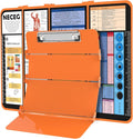 Foldable Nursing Clipboard Quad-Fold, Pocket Size, Metal Pen Clip, Privacy by WelcomeToNECEG