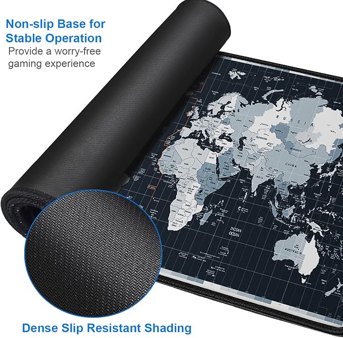 Large Gaming Mouse Pad with Stitched Edges, 31.5x15.7 in Extended Computer - Image 4
