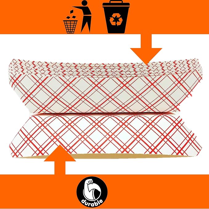 Mr Miracle Paper Food Trays, Disposable, Recyclable Serving Boats.For Condiments - Image 6