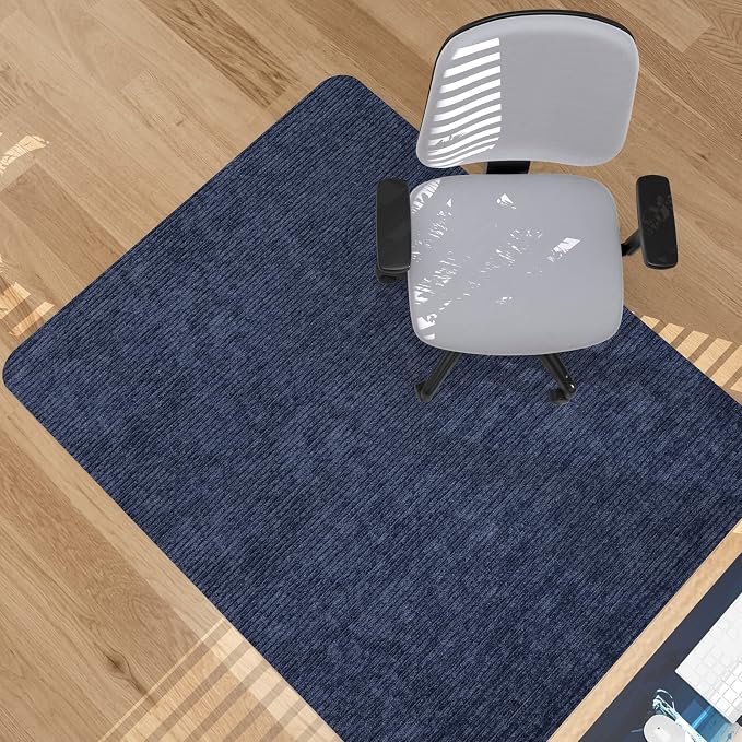 Placoot Desk Chair Mat for Hardwood Floor Corduroy Surface 1/6" Thick 55"x35" by PlacootChairMat
