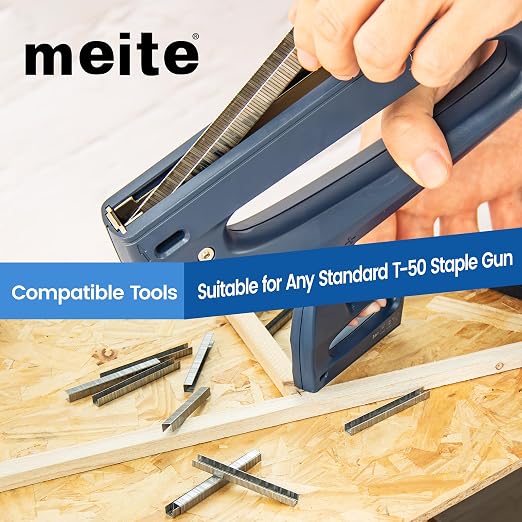meite T50 Stainless Steel Staples Marine, 1/4 Inch Heavy Duty Staples - Image 5