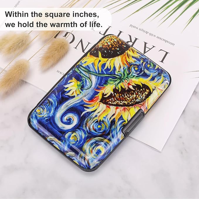 ELFISH Mini RFID Aluminum Wallet Credit Cards Holder Business Card Case Metal - Image 6