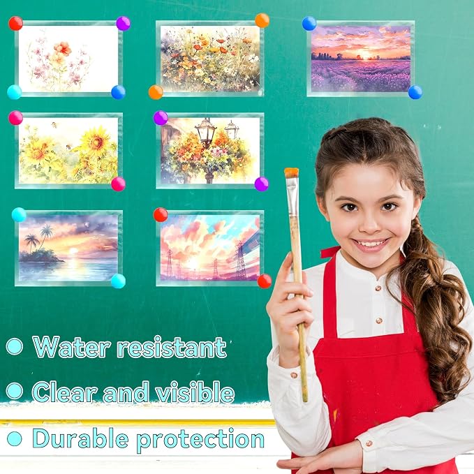 VOKOY 100 Pack No Holes Sheet Protectors, 8.5" x 11", Letter Size Heavy Duty - Image 6
