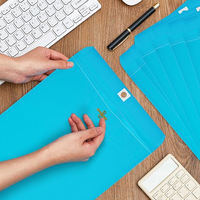 Geyee 20 Pcs 9 x 12 Inch Clasp Envelopes Letter Size Mailing Envelopes - Image 5