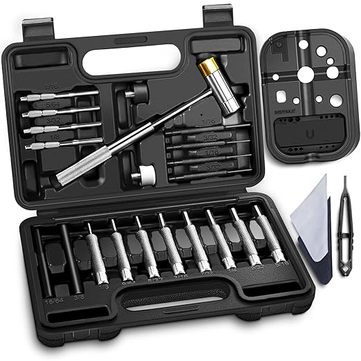 BESTNULE Punch Set, Pin Punches, Punch Tool, Roll Pin Punch Set, Made of High by BESTNULE