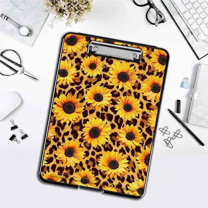 Clipboard with Storage, Office Supplies Nursing Clipboards Folder with Pen - Image 4