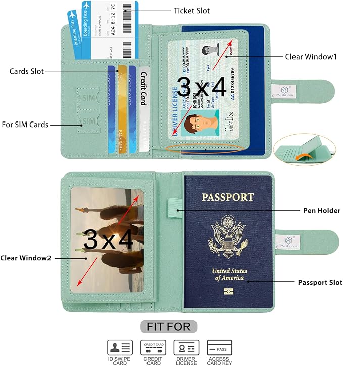 Melsbrinna Rfid Passport Holder - Image 3