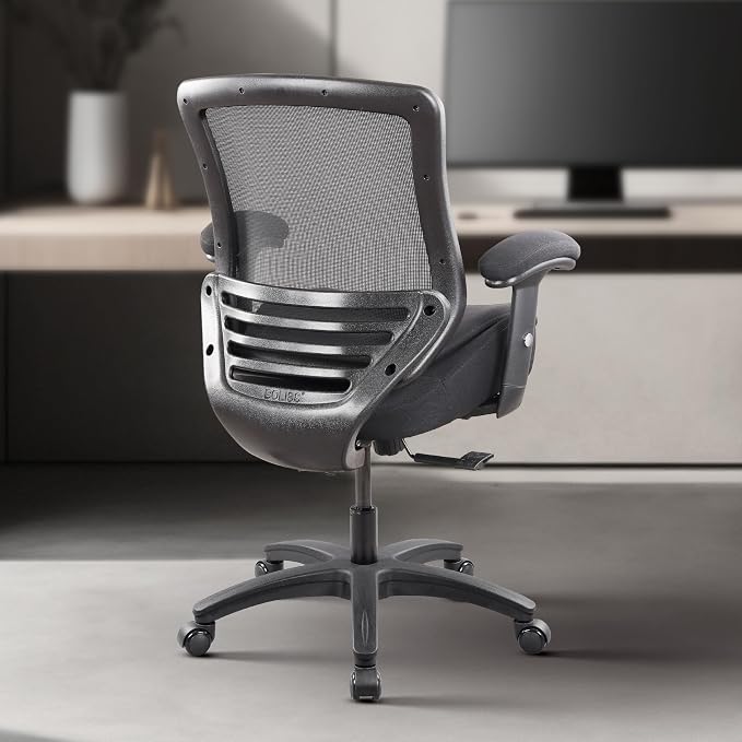 BOLISS 400lbs Mid Back Mesh Ergonomic Super Soft Wide Cushion Office Computer - Image 2