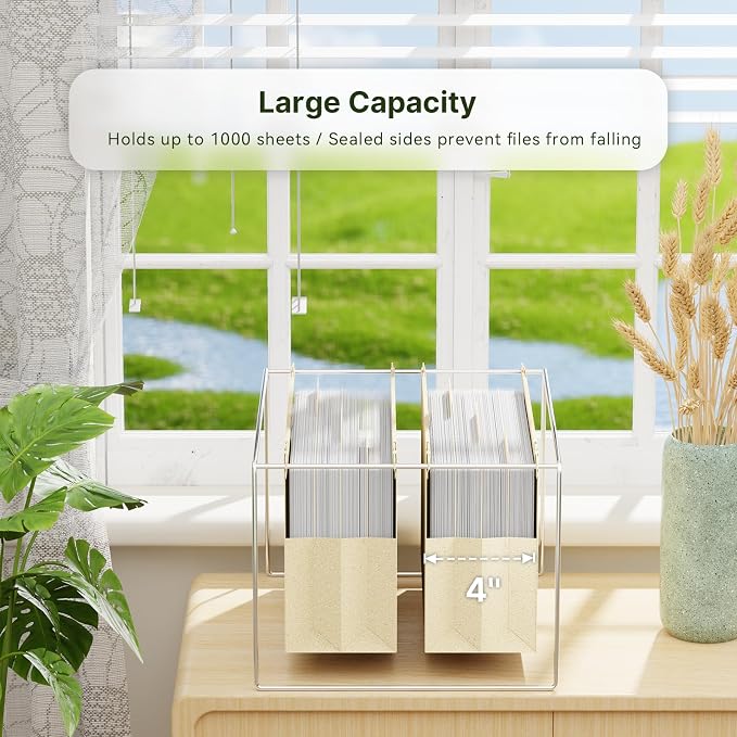 XINGIA Legal Size Hanging File Folders, Expandable 4 Inch File Folders Legal - Image 4