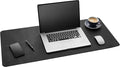 Gallaway Leather Desk Mat, Office Writing Desk Pad, Large 36" x 17" Black by GallawayLeather