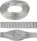1/2" Wide Tinned Copper Braided Metal Wire Shielding Sleeve Ground Strap by BuyUneed