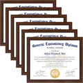 FIXSMITH 8.5x11 Diploma Frame, 6 Pack Certificate Frame by FIXSMITH