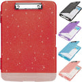 Glitter Clipboard with Storage, Storage Clipboard with Pen Holder, A4 Binder by SFLHHDM