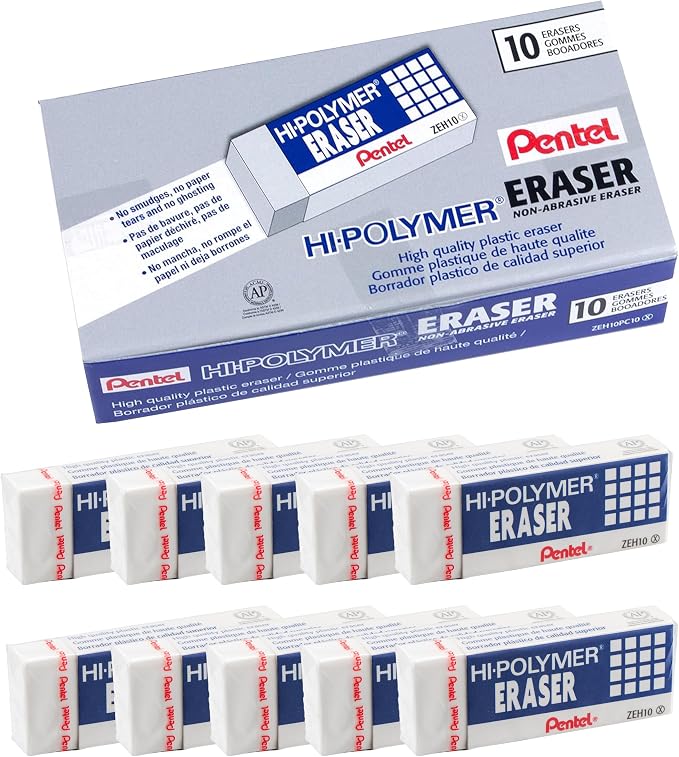 Pentel Hi-Polymer Block Eraser by PentelofAmerica