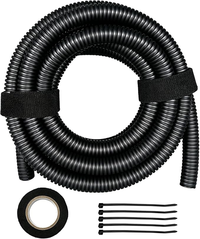 Split Wire Loom Tubing, 10FT 1/4Inch Heat Resistance Wire Protector | Cable by Unknown