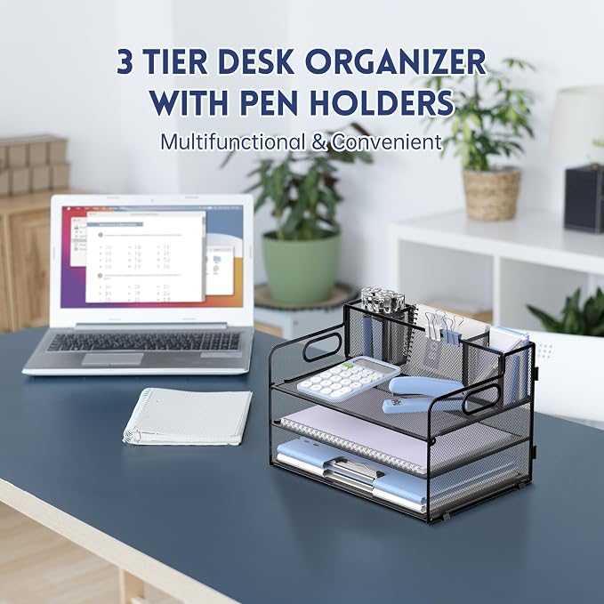 SUPEASY 3 Tier Desk Organizer - Image 2