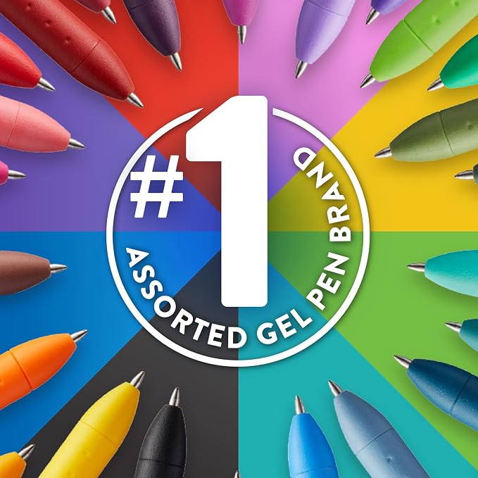 Paper Mate InkJoy Gel Pens, Retractable, Medium Point, Colorful Ink - Image 2