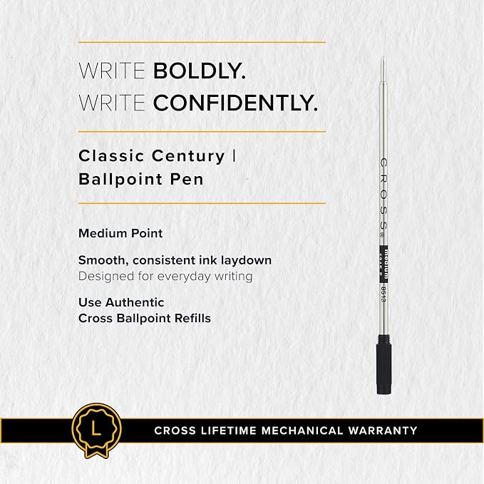 Cross Classic Century Translucent Blue Lacquer Ballpoint Pen - Image 6