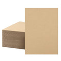 Mat Board Center, 50 Corrugated Cardboard Sheets 5x7 Inches Flat Card Board by MatBoardCenter