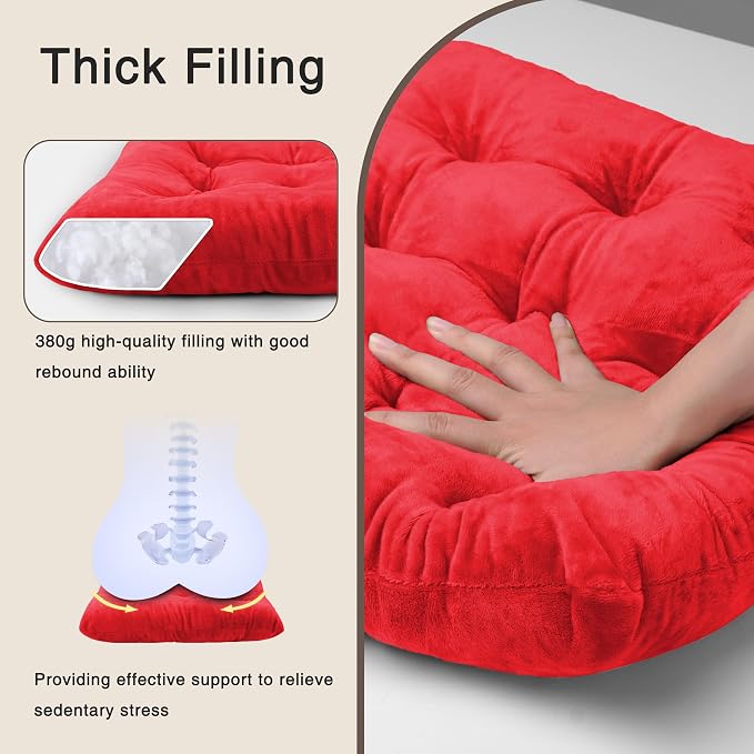 OVOV 2 Pack Chair Cushions for Dining Chairs Soft Seat Cushions for Kitchen - Image 6