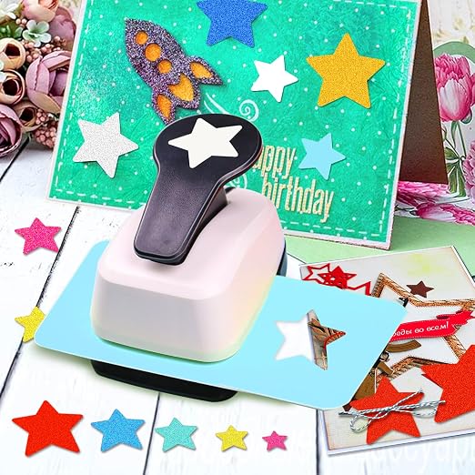 Star Hole Punch, Star Punches for Paper Crafts, Stars Paper Puncher Shape - Image 3