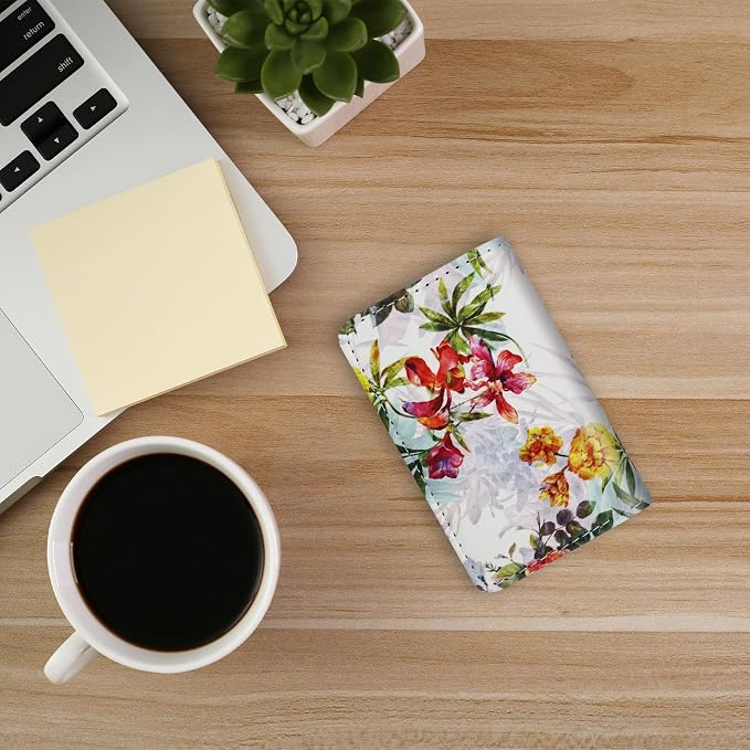 Business Card Holder，PU Leather Business Card Case Color Printing Pattern Card - Image 6
