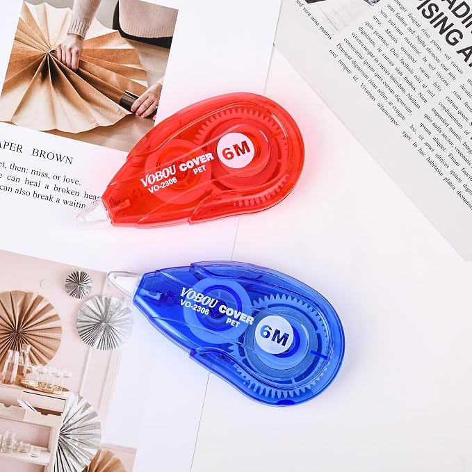 Vobou White Correction Tape, For school - Image 6