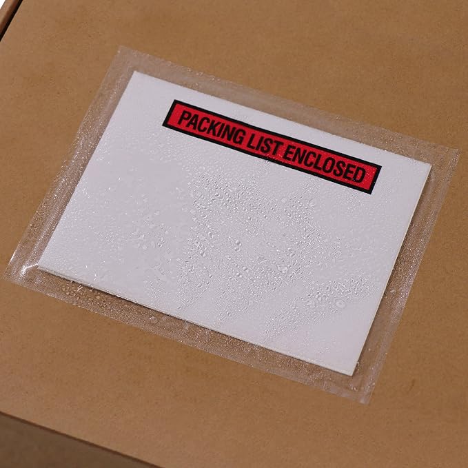 iMailer - 10 Pack 6x10 inches Packing List Enclosed Envelopes - Image 3
