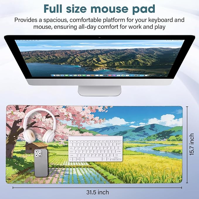 Large Desk Pad 31.5x15.7 Inch - Image 2
