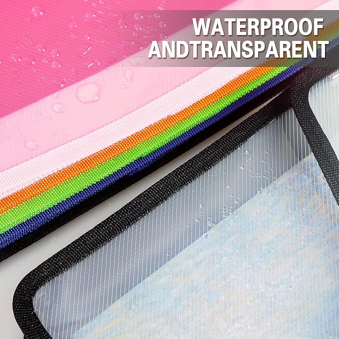 Plastic Expanding File Folder, Transparent envelopes - Image 5