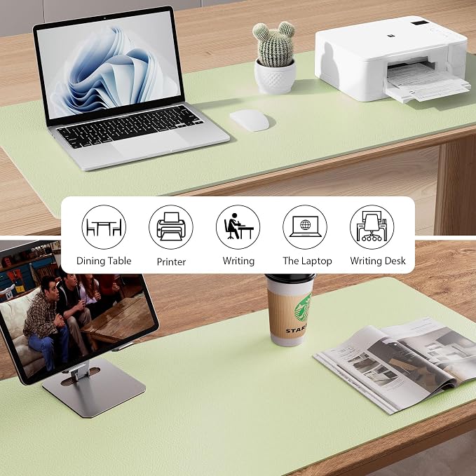 Aothia Faux Leather Desk Mat - Image 6