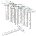 20PCS 6 Inches/15cm Acrylic Clear T-Square Ruler, Inches and Metric, T Square by BAOFALI