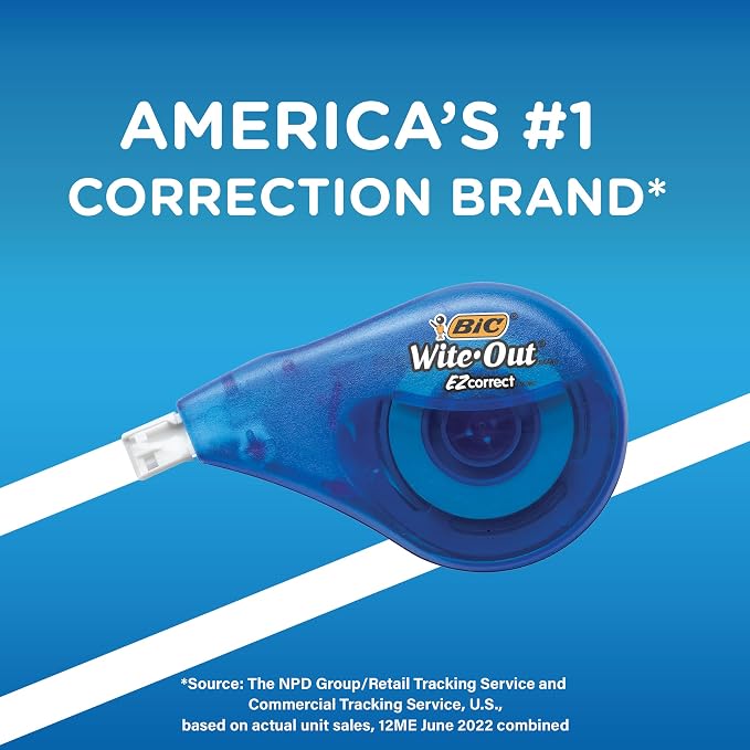 BIC Wite-Out EZ Correct Correction Tape, School Supplies - Image 8