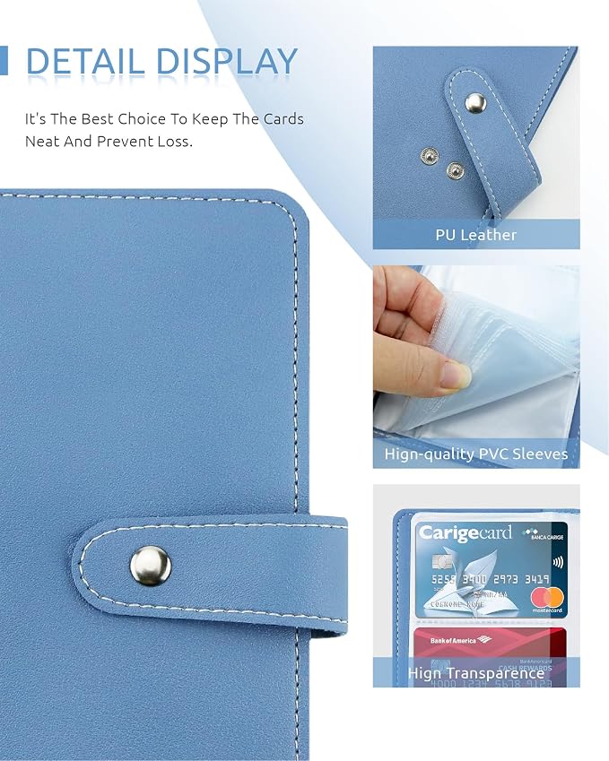 Credit Card Holder, Leather Business Card Organizer - Image 4