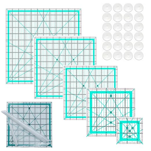 Quilting Rulers, 5 Quilting Square Ruler by HUIFARI