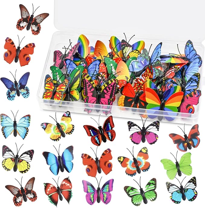40 Pcs Butterfly Push Pins by Unknown