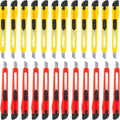DIYSELF 24 Pack Box Cutters Bulk Utility Knife Retractable, Razor Knife Exacto by DIYSELF