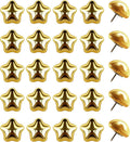 Gold Push Pins for Wall, Thumb Tacks for Bulletin Board, Cute Decorative by Tandarui